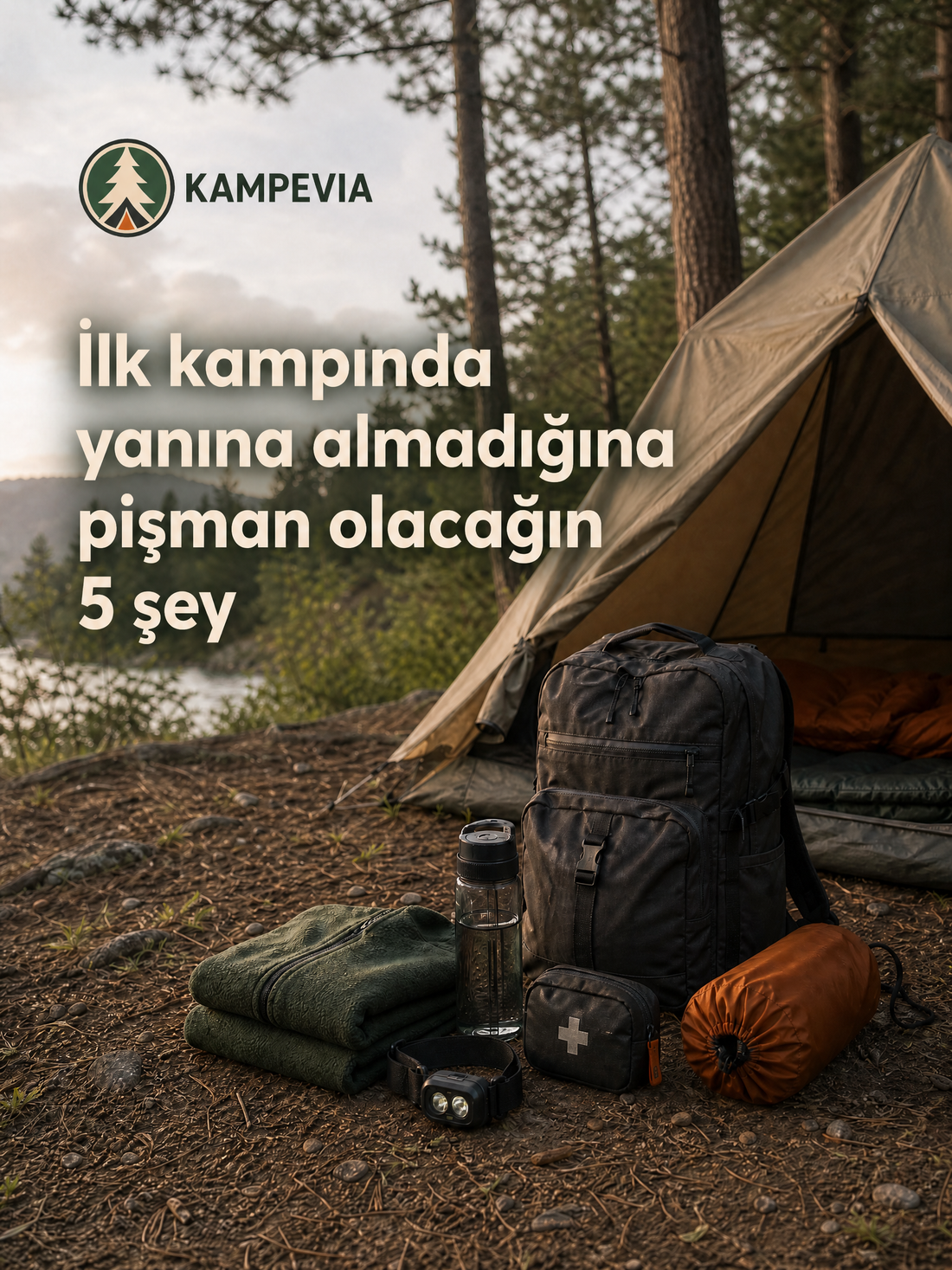 İlk kamp hazırlığı - Kampevia