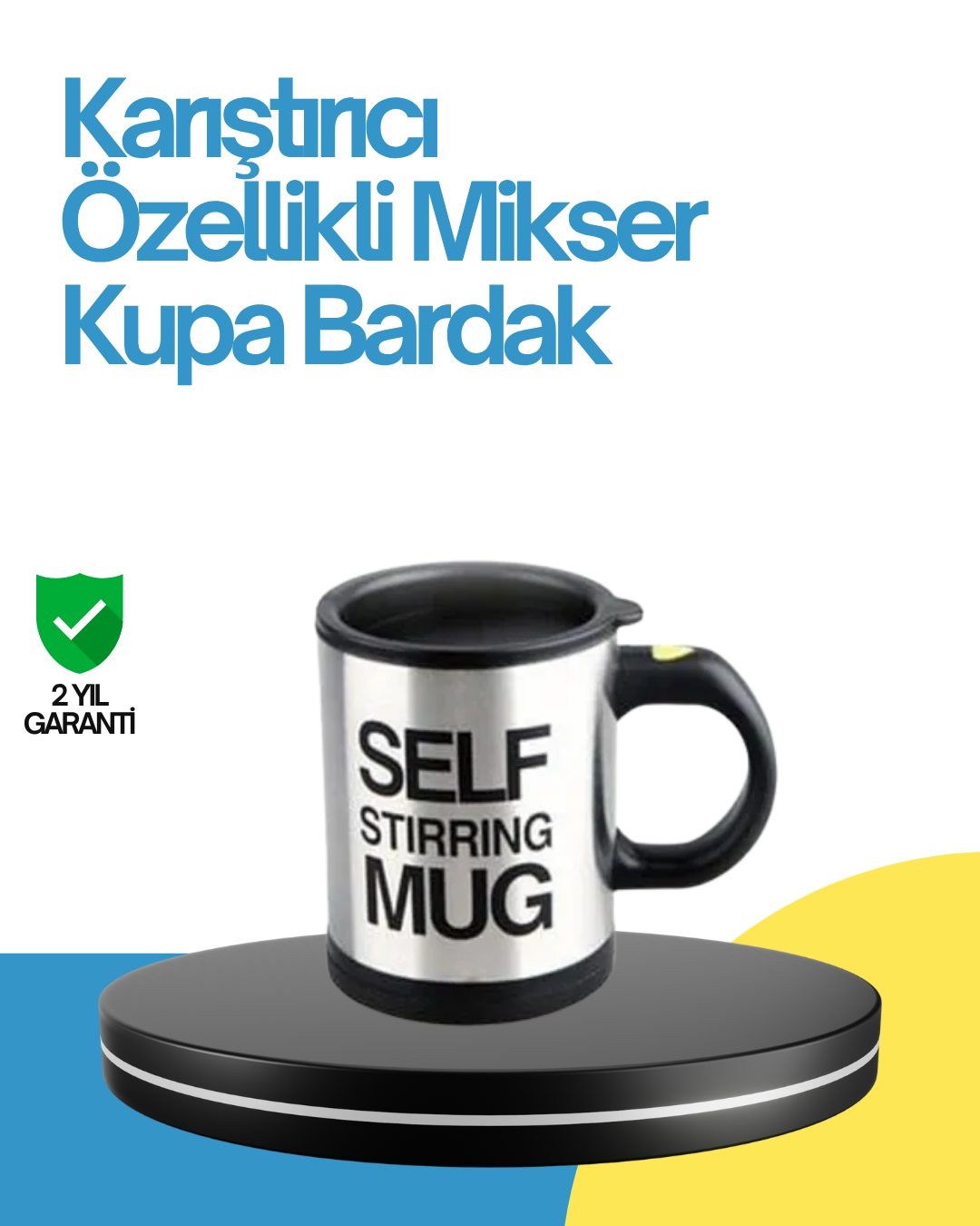 Kendi Kendini Karıştıran Termos Kupa – Pratik, Güçlü Motorlu ve Termos Özellikli - Lisinya