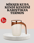 Paslanmaz Çelik Şarjlı Karıştırma Kupa – Otomatik Manyetik Blender Fincan - Lisinya
