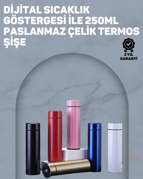 12 Saat Sıcak, 24 Saat Soğuk Tutabilen Paslanmaz Termos - Lisinya