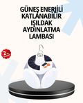 Katlanabilir 5 Kanatlı Solar LED Bahçe ve Kamp Lambası - Lisinya