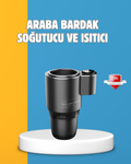 Dijital Ekranlı Akıllı Bardaklık Araç İçi Termal Isıtıcı Soğutucu - Lisinya