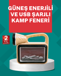 Alev Efektli Güneş Enerjili Lamba – Su Geçirmez - Lisinya
