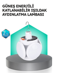 Pratik Katlanabilir Solar LED Aydınlatma Lambası - Lisinya