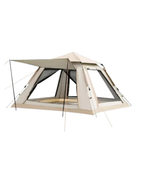 Güneşlikli Kamp Çadırı 240x240x160 cm 6 Kişilik Kolay Kurulum Outdoor - Lisinya