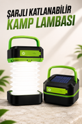 Led Lamba Kamp Lambası Hafif Taşınabilir Şarj Süreli Akordeon El Fenerli - Lisinya