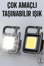 Anahtarlık Çok Amaçlı Mıknatıslı Taşınabilir Işık Led Şarjlı - Lisinya