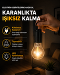 Taşınabilir Sıcak Işık Yayan Kamp Lambası - Lisinya