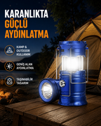Güneş Enerjisiyle Çalışan Kamp Feneri Hafif Portatif Uzun Ömürlü - Lisinya