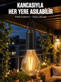 Taşınabilir Şarjlı Led Ampul Askılı Lamba Kamp Bahçe Lambası - Lisinya