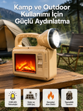 Alev Efektli Güneş Enerjili Lamba – Su Geçirmez - Lisinya