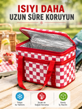 Çok Amaçlı Isı Yalıtımlı Termos Çanta Piknik Kamp Seyahat ve Market Kullanımına Uygun - Lisinya