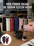 Uzun Süre Isı Koruma Sağlayan Dijital Göstergeli Termos Yeni Nesil - Lisinya