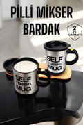 Mikser Kupa Yazılı Mug Bardak Karıştırma Özelliği - Lisinya