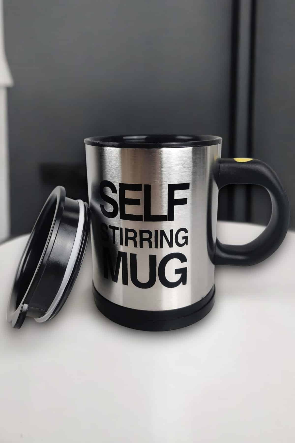 Yazılı Mug Kupa Karıştırıcı Özelliği Ve Paslanmaz Çelik - Lisinya