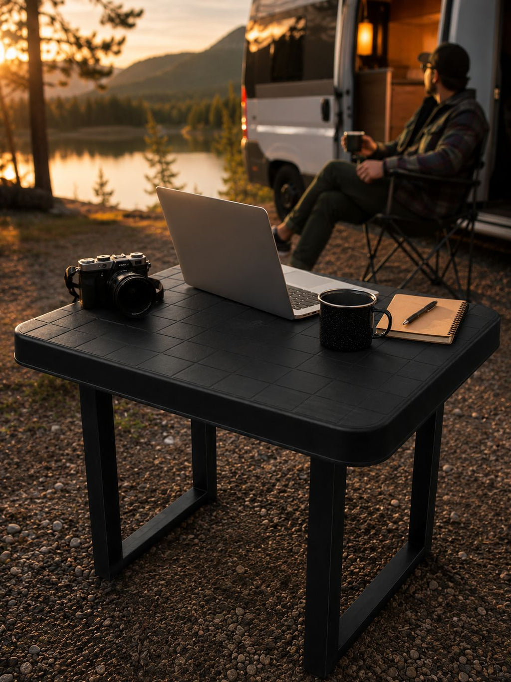 Çok Amaçlı Katlanır Kamp Masası Dayanıklı Piknik Balkon Bahçe Masası - Lisinya