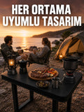 Çok Amaçlı Katlanır Kamp Masası Dayanıklı Piknik Balkon Bahçe Masası - Lisinya